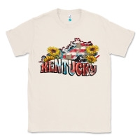 Natural Kentucky 4th of July Classic Tee - FaDigitalArtStudio