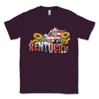 Plum Kentucky 4th of July Classic Tee - FaDigitalArtStudio