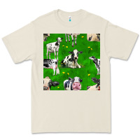 Bone holstein cows seamless pattern Premium Tee - BundleAndBundleShop