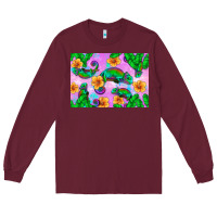 Burgundy Chameleon Long Sleeve Tee - Artiststas