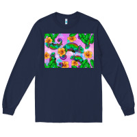 Navy Chameleon Long Sleeve Tee - Artiststas