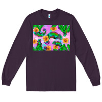 Plum Chameleon Long Sleeve Tee - Artiststas