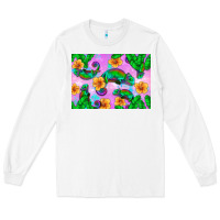 White Chameleon Long Sleeve Tee - Artiststas