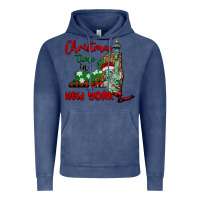 Vintage Denim christmas time in new york Vintage Hoodie - BarkalooDesign