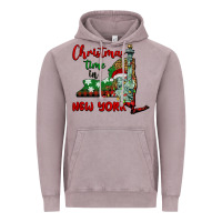 Vintage Zinc christmas time in new york Vintage Hoodie - BarkalooDesign