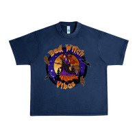 Navy bad witch vibes Urban Heavy Tee - SublimationCraftShop