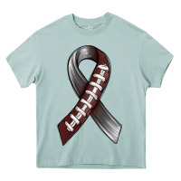 Arona Gray Ribbon American Football Heavy Core Tee - BundleAndBundleShop
