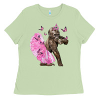Matcha Baby Gorilla With Tutu Ladies Tee - LillyAllenDesigns