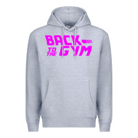 Heather Grey back to  funny trend newthe gym Premium Hoodie - maiPhamDesign
