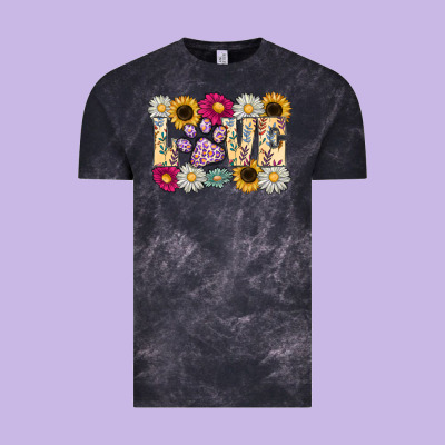 Love Dog Vintage Tee Designed By Cowhidedigitalart