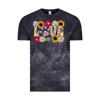 Cloud Black love dog Vintage Tee - CowhideDigitalArt