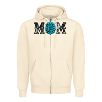 Sandshell cowhide with gemstone Zipper Hoodie - RanaPortraitStore