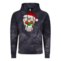 Cloud Black sugar skull  christmas Vintage Hoodie - BarkalooDesign