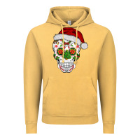 Vintage Mustard sugar skull  christmas Vintage Hoodie - BarkalooDesign