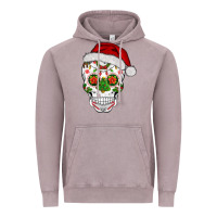 Vintage Zinc sugar skull  christmas Vintage Hoodie - BarkalooDesign