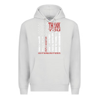 Dove Grey thank you for your service   veterans day t Premium Hoodie - maiPhamDesign