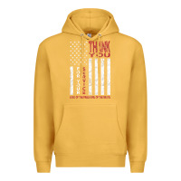 Mustard thank you for your service   veterans day t Premium Hoodie - maiPhamDesign