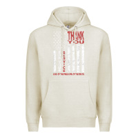 Oatmeal Heather thank you for your service   veterans day t Premium Hoodie - maiPhamDesign