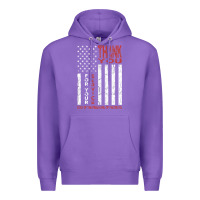 Purple thank you for your service   veterans day t Premium Hoodie - maiPhamDesign