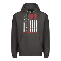 Smoke thank you for your service   veterans day t Premium Hoodie - maiPhamDesign