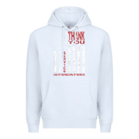 White thank you for your service   veterans day t Premium Hoodie - maiPhamDesign