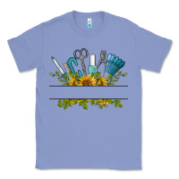 Colony Blue customize nail tools with sunflower Classic Tee - BarkalooDesign