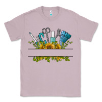 Lilac customize nail tools with sunflower Classic Tee - BarkalooDesign
