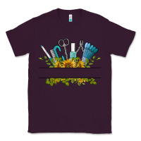 Plum customize nail tools with sunflower Classic Tee - BarkalooDesign