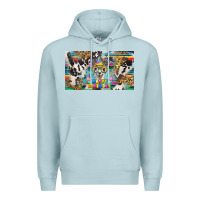 Blue Mist happy birthday alpaca blue cup Premium Hoodie - BarkalooDesign