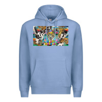 Colony Blue happy birthday alpaca blue cup Premium Hoodie - BarkalooDesign