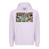 Lilac happy birthday alpaca blue cup Premium Hoodie - BarkalooDesign