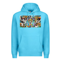 Ocean Blue happy birthday alpaca blue cup Premium Hoodie - BarkalooDesign