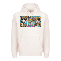 Pale Pink happy birthday alpaca blue cup Premium Hoodie - BarkalooDesign