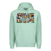 Seafoam happy birthday alpaca blue cup Premium Hoodie - BarkalooDesign