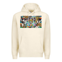 Tofu happy birthday alpaca blue cup Premium Hoodie - BarkalooDesign