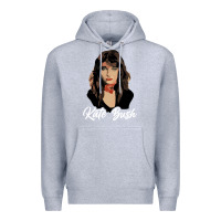 Heather Grey kate cute Premium Hoodie - maiPhamDesign