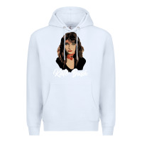 White kate cute Premium Hoodie - maiPhamDesign