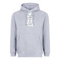 Heather Grey Friend Not Food Heavyweight Hoodie - Bettercallsaul