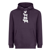 Plum Friend Not Food Heavyweight Hoodie - Bettercallsaul