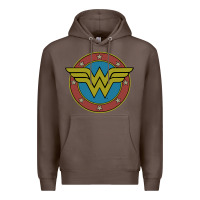 Coffee Wonder Woman Vintage Emblem Premium Hoodie - maiPhamDesign