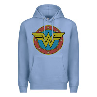 Colony Blue Wonder Woman Vintage Emblem Premium Hoodie - maiPhamDesign
