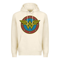 Tofu Wonder Woman Vintage Emblem Premium Hoodie - maiPhamDesign