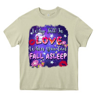 Mossy Why Fall İn Love When You Can Fall Asleep Heavy Core Tee - FaDigitalArtStudio