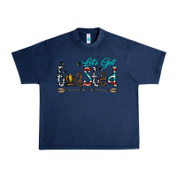 Navy let's get toasted Urban Heavy Tee - CowhideDigitalArt
