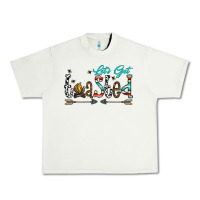 Pistachio let's get toasted Urban Heavy Tee - CowhideDigitalArt
