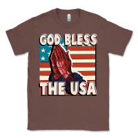 Chestnut God Bless the USA Classic Tee - FaDigitalArtStudio