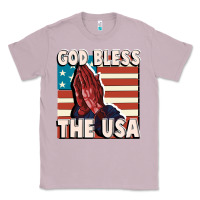 Lilac God Bless the USA Classic Tee - FaDigitalArtStudio