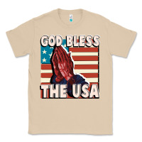 Mushroom God Bless the USA Classic Tee - FaDigitalArtStudio