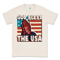 Natural God Bless the USA Classic Tee - FaDigitalArtStudio