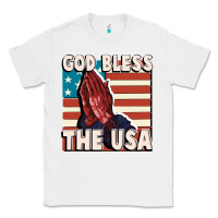 White God Bless the USA Classic Tee - FaDigitalArtStudio